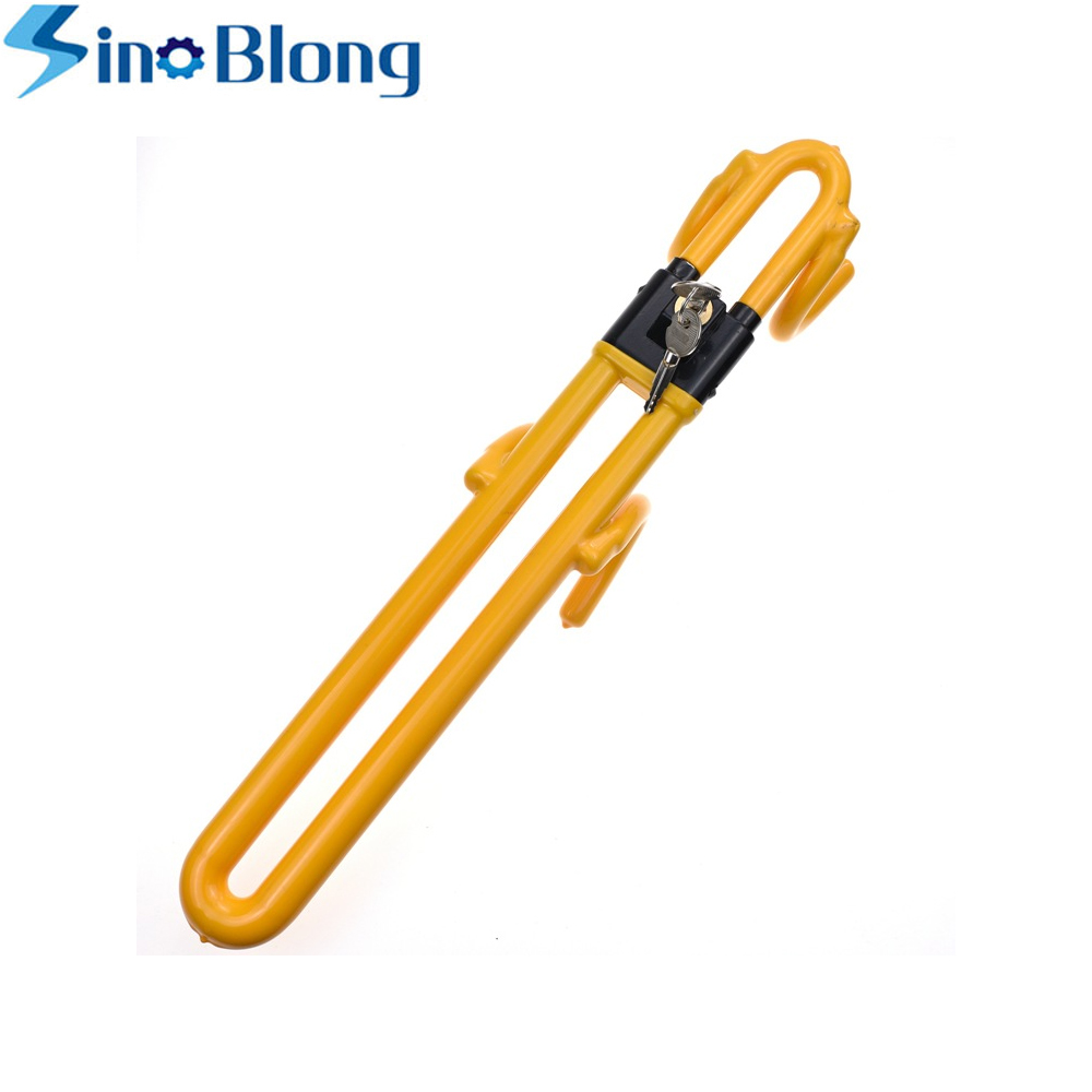 Digital Car Steering Wheel Lock 2 Keys - Inoblong Brand High-Quality Anti-Theft Device