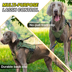 Nuovo Pettorina Tattica Traspirante in Nylon per Cani, Guinzaglio in Tessuto Oxford per Cani di Taglia Grande, Vendita all'Ingrosso - Product Image 3