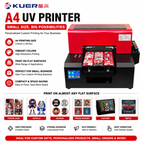 Imprimante UV DTF à plat A4 en promotion pour coques de téléphone, cartes, bouteilles, verre, bois, métal, acrylique, cuir, aimants de réfrigérateur