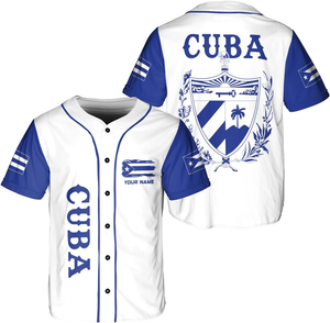 Vente en Gros Nouveau Design Hommes T-shirts Cubains de Haute Qualité Camisetas Béisbol Cuba - Product Image 4