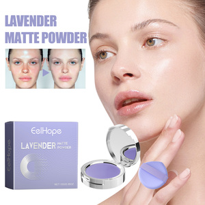 Trucco naturale a lunga durata Eelhope lavanda opaca polvere sfusa facile da togliere con viso leggero e leggero - Product Image 2