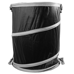 Bolsa de hojas de jardín personalizada, contenedor plegable fácil, bolsa de basura plegable de hojas de jardín