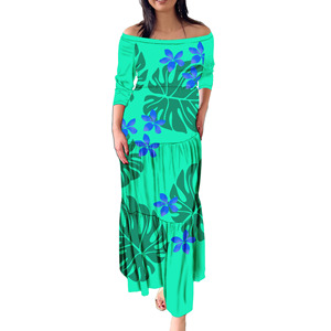 Nuovo abito da donna <span class=keywords><strong>a</strong></span> mezza spalla <span class=keywords><strong>a</strong></span> più livelli Samoa tribale polinesiano abito <span class=keywords><strong>lungo</strong></span> <span class=keywords><strong>a</strong></span> <span class=keywords><strong>tre</strong></span> <span class=keywords><strong>quarti</strong></span> <span class=keywords><strong>con</strong></span> <span class=keywords><strong>maniche</strong></span> hawaiane - Product Image 4