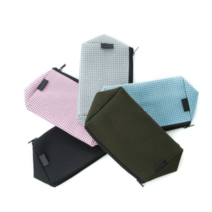 Biểu Tượng Tùy Chỉnh Dây Kéo Du Lịch <span class=keywords><strong>Mini</strong></span> Mỹ Phẩm Make Up Pouch Thăng Hoa Trống Có Thể Gập Lại <span class=keywords><strong>Neoprene</strong></span> Trang Điểm Túi Cho Phụ Nữ - Product Image 2