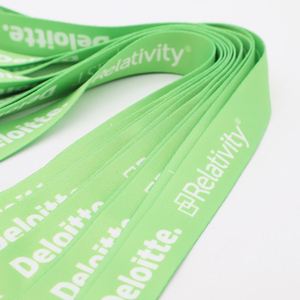 Promotional Corporate Staff Id Card Holder Neck Strap Custom Heat Transfer Polyester Lanyard - Product Image 4