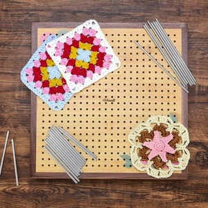Crochet Conseil Blocage Crochet Cadeau pour <span class=keywords><strong>Mamie</strong></span> Carré Amoureux-Bambou Blocage Conseil pour Tricot Crochet - Product Image 4