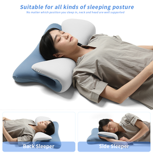 LIANDA P-104 lapisan ganda tipe baru OEM ODM serviks ortopedi kontur busa memori bantal tempat tidur untuk nyaman - Product Image 6