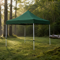 Tente pliante imperméable robuste 3x3 avec structure en aluminium, installation facile pour salon professionnel, intérieur/extérieur, toutes saisons, 4 personnes