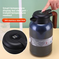 Bouilloire à bulles intelligente en acier inoxydable 316 avec affichage de la température, grande capacité, pour thé blanc, usage domestique et bureau, thermos sous vide 12-24h