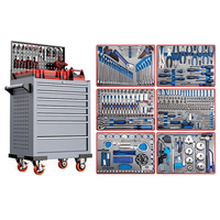 Armoire à outils en acier à 7 tiroirs, revêtement poudré, pour garage, avec établi/chariot, capacité de charge 300 kg, système de verrouillage à clé, personnalisable