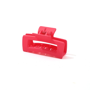 Pinza de Pelo Cuadrada Acrílica Mate de 8.5cm, 4 Colores, Estilo Japonés Coreano, Marca JJJ, Diseño Hueco, para Uso Diario - Product Image 5