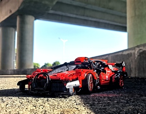 Moyu Đồ Chơi Khối Cầu Lửa Bugatied MY88303 Đồ Chơi Gạch Siêu Xe Đồ Chơi Khối Lắp Ráp Ô Tô Mô Hình 1:14 Đồ Chơi Ô Tô - Product Image 4