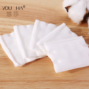 Tampons de coton double face Yusha, 222 pièces, tampons démaquillants épaissis pour le soin du visage et des ongles - Product Image 2