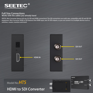 SEETEC <span class=keywords><strong>HTS</strong></span> HDMI a SDI convertitore consumo energetico ODM/OEM fornitore di fabbrica | Logo di imballaggio personalizzato supporta gli ordini all'ingrosso - Product Image 2