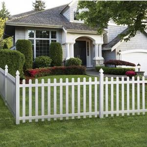 YuLong WPC PVC métal 2024 nouveauté pas cher élégant motif <span class=keywords><strong>de</strong></span> bande conception personnalisée clôture <span class=keywords><strong>de</strong></span> jardin pour résidentiel - Product Image 4