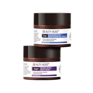 Nouvelle arrivée Crème de nuit pour le visage au rétinol Anti-âge Anti-rides Hydratante Acide hyaluronique Crème de jour et de nuit pour le visage - Product Image 4