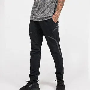 Customized Casual Joggers Running Wear Quick Dry Men Jogger Pants With Zip Pocket