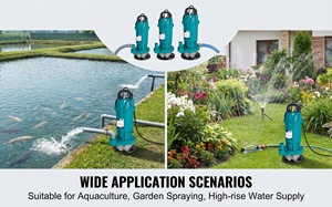 Spécifications complètes pour la construction de petites pompes à eau submersibles à coque en aluminium pour l'aquaculture, l'irrigation des jardins et les cantines - Product Image 4