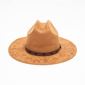 Chapeau en feutre à bord plat style rétro simple pour homme, idéal pour l'automne et l'hiver, en daim, à visière courte, polyvalent pour les sorties - Product Image 3