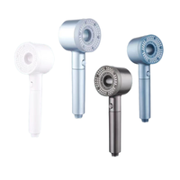 Pommeau de douche réglable effet pluie avec inverseur, finition ABS, sortie unique, design moderne, fixation murale, accessoires de robinetterie de salle de bain