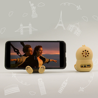 Nouvel arrivage : Enceinte Bluetooth portable en forme d'animal, son stéréo, support de téléphone, décoration de bureau mignonne pour femmes, souvenir, maison, chambre