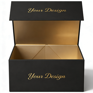 Boîte cadeau rigide pliable magnétique personnalisée pour parfums et cosmétiques - Product Image 2