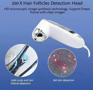 Máy Dò Nang Lông Bằng Tia Uv Sóng Thần Kinh Chính Xác Máy Quét Da Mặt Máy Phân Tích Da - Product Image 3