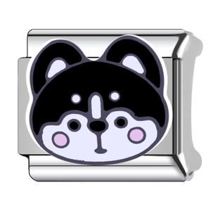 Wholesale Trendy Italian Heart Charm <b>Bracelet</b> Puppy Dog Breed Pet Lover Cartoon Cute Charms Links DIY Stainless Steel Jewelry - Product Image 6