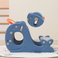 Table d'activités multifonctionnelle en plastique en forme de baleine avec un design moderne pour une utilisation à l'école, dans la chambre, la cuisine, le salon