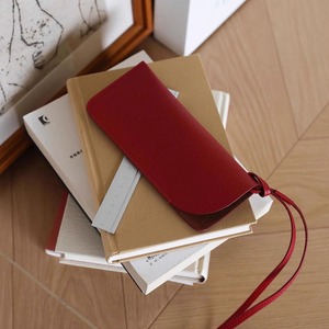 <strong>Korean</strong> Style Fashion Neck Hanging <strong>Glasses</strong> Bag Crossbody Lanyard Leather Outdoor Sunglasses Case - Product Image 4