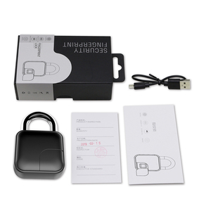 Cadenas intelligent à empreinte digitale, serrure <span class=keywords><strong>électronique</strong></span> portable sans clé pour sac à dos, bagages, maison, voyage, antivol, étanche - Product Image 4