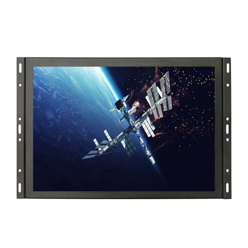 17 "rackmount touch screen a cristalli liquidi schermo di visualizzazione dello schermo del monitor con non touch/touch screen resistivo di tocco/tocco capacitivo