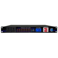 Controlador de Temporización de Potencia de 8+2 Canales, 232 Interruptores, 220V, USB, Sonido Estéreo, Equipo de Audio Profesional para Escenarios