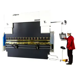 ADH büyük pres fren 300T 3200mm CNC DELEM DA53T DA66T DA69T denetleyici