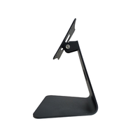 Nouveau support de moniteur LCD de bureau noir avec fonction d'inclinaison, construction en tôle/fer, tailles d'écran de 7 à 32 pouces, VESA 75/100 mm