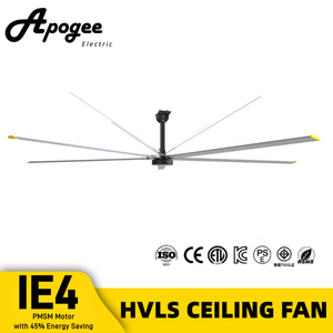 Ventiladores de Techo Industriales HVLS Grandes de 24 pies, 20 pies, 18 pies, 16 pies, 14 pies, 12 pies y 10 pies para Ventilación de Talleres - Product Image 6