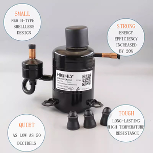 Máy nén khí mini quay BSW014SKEW3GGA R134a 12v 24v 48v Qx19 dùng cho hệ thống làm lạnh nhỏ - Product Image 3