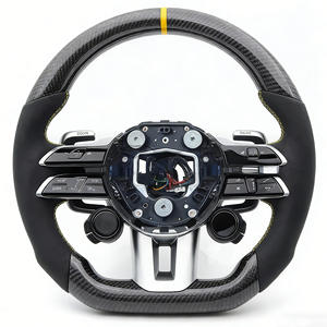 Volant de direction en carbone personnalisé pour Mercedes Benz Classe C E S V W218 W222 W253 C220 - Product Image 1