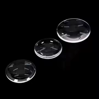 Lentille biconvexe en verre de quartz optique BK7 10mm-30mm double lentille de mise au point convexe carrée 15mm 20mm 25mm 30mm 10mm 15mm 20mm 25mm OEM