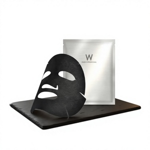 Masque facial au charbon et or 24K, faible MOQ 30 pièces, marque privée, OEM, soins de la peau - Product Image 1