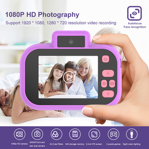 40MP HD Mini Máy Ảnh Kỹ Thuật Số Ít Đồ Chơi Cho Trẻ Em 4K Độ Nét Cao Video Ghi Âm Giáng Sinh Quà Tặng Sinh Nhật - Product Image 4