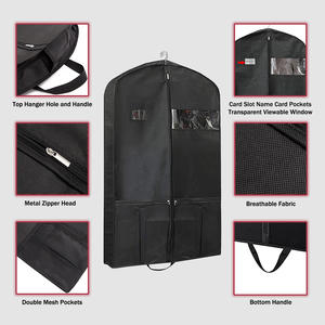 Tissu Vêtements Fourre-Tout Organisateur Extra Mesh Poche Vêtements Suspendus Visible Sac De Protection Voyage Organisateur Sac - Product Image 5