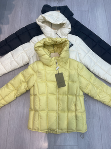 Veste d'hiver légère à capuche côtelée en duvet et coton pour <span class=keywords><strong>femme</strong></span> 2026, nouvelle veste d'hiver épaissie, personnalisable - Product Image 2