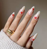 Senboma – aiguilles à pression réutilisable sur les ongles, colle sur les ongles en acrylique, colle sur les ongles en Gel