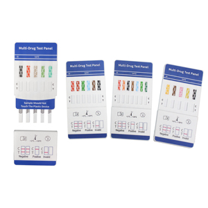 Tests de dépistage urinaire par bandelette (AMP/BZO/COC/MDMA/MOP/MET/KET/<span class=keywords><strong>THC</strong></span>/K2/PGB/KRA/BAR) par panneau avec approbation CE - Product Image 4