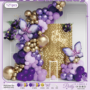 Bán buôn tùy chỉnh bướm lá Latex Balloon Set Arch Kit cho đám cưới củ<span class=keywords><strong>a</strong></span> mẹ ngày tốt nghiệp & Halloween Đảng trang trí - Product Image 6