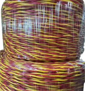 Customized Colorful 2*0.5 2*0.75 2*1.0 2*1.5 2*2.0 2*2.5 ZR-RVS NH-RVS 2 Cores LSOH 1.5mm Twisted Pair Cable