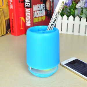 Support de stylo de veilleuse bon marché avec haut-parleur LED rétro-éclairé lampe de bureau intelligente google haut-parleur intelligent LED <span class=keywords><strong>musique</strong></span> haut-parleur d'ordinateur - Product Image 6