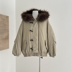 Chaqueta de Otoño Original para Mujer, Modelo 'Little Stove' Actualizado 3.0, con Capucha con Detalles de Piel, 90% Plumón de <span class=keywords><strong>Ganso</strong></span> Blanco, Superventas - Product Image 2