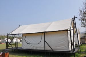 De invierno al aire libre tienda de campaña con estufa glamping villa tienda safari roofing tienda de lona de refugio de emergencia - Product Image 5